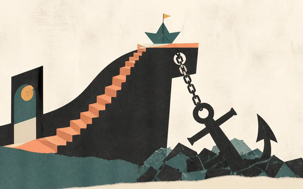 Editorial illustration for “ADT finally turned its margins into a story. The balance sheet didn't get the memo.”