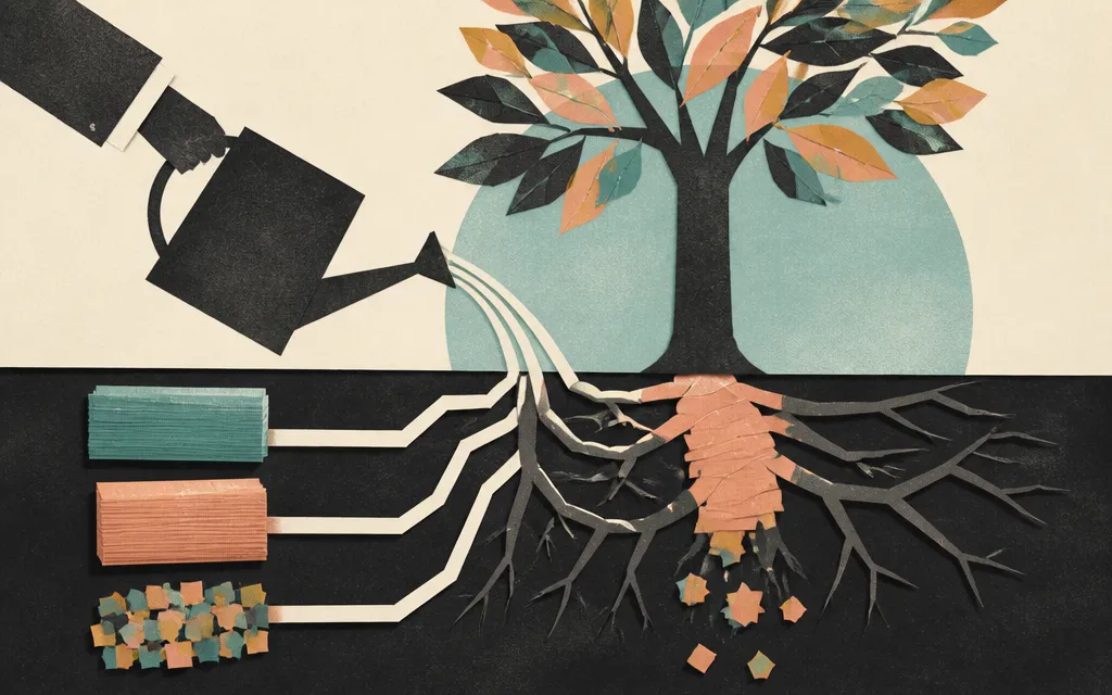 Editorial illustration for “Agree Realty is growing fast — and paying for it with loans and stock”