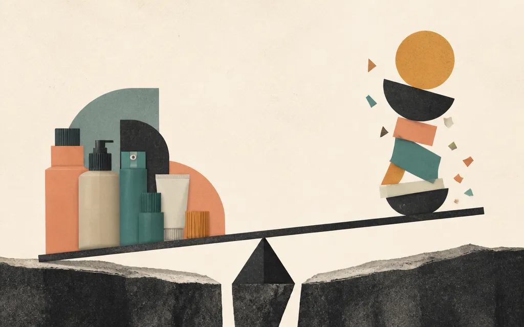 Editorial illustration for “Aptar: 5.4% sales growth and double‑digit margins — but the valuation split is the real story”