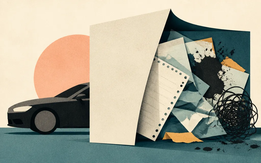 Editorial illustration for “AutoNation looks cheap on paper, messy in the filings”