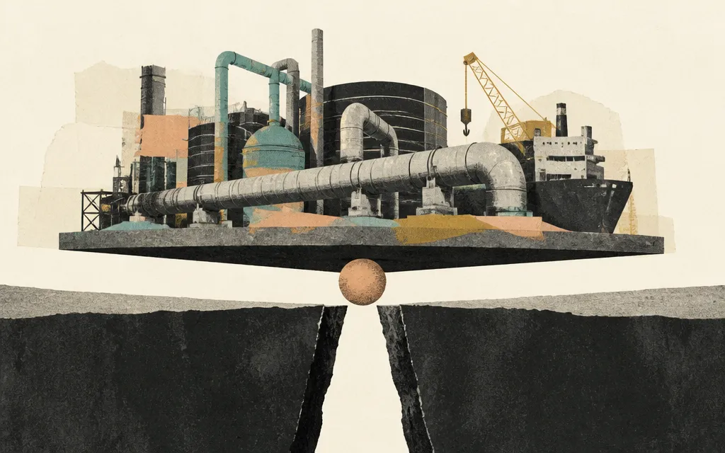 Editorial illustration for “Enbridge looks big and busy — and just as indebted”
