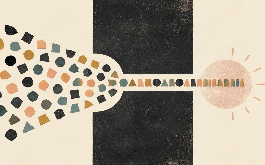 Editorial illustration for “Forty names, one strange rhythm”
