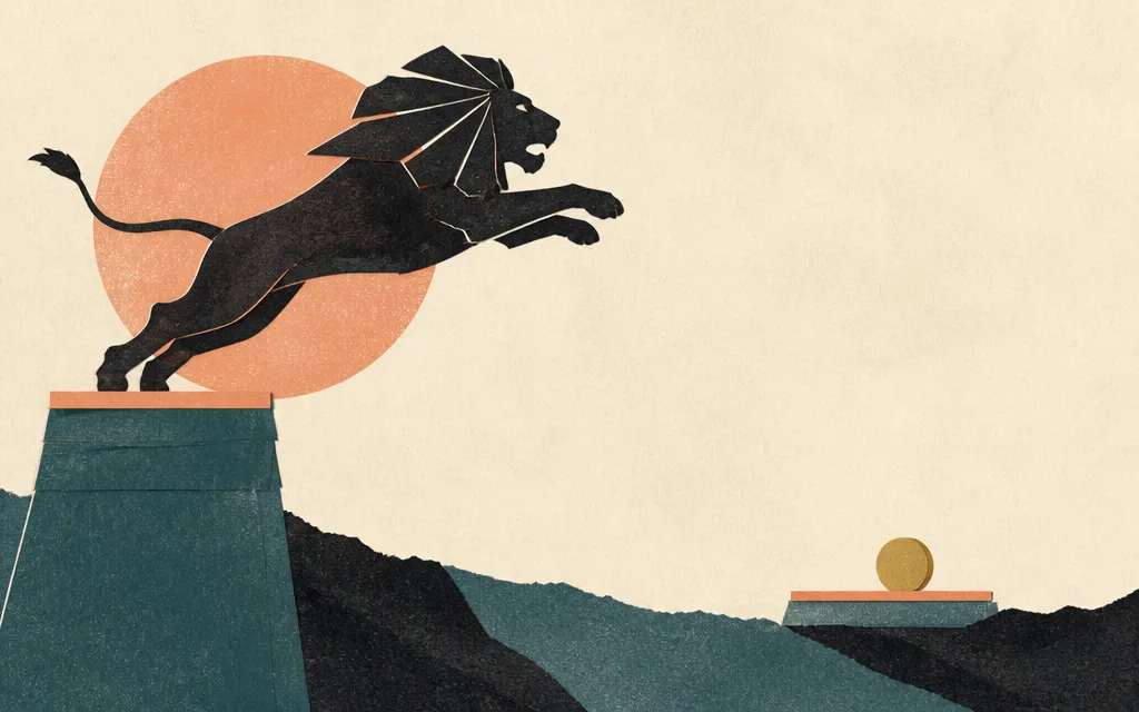 Editorial illustration for “MGM is priced like a growth story — but last year growth was basically flat”