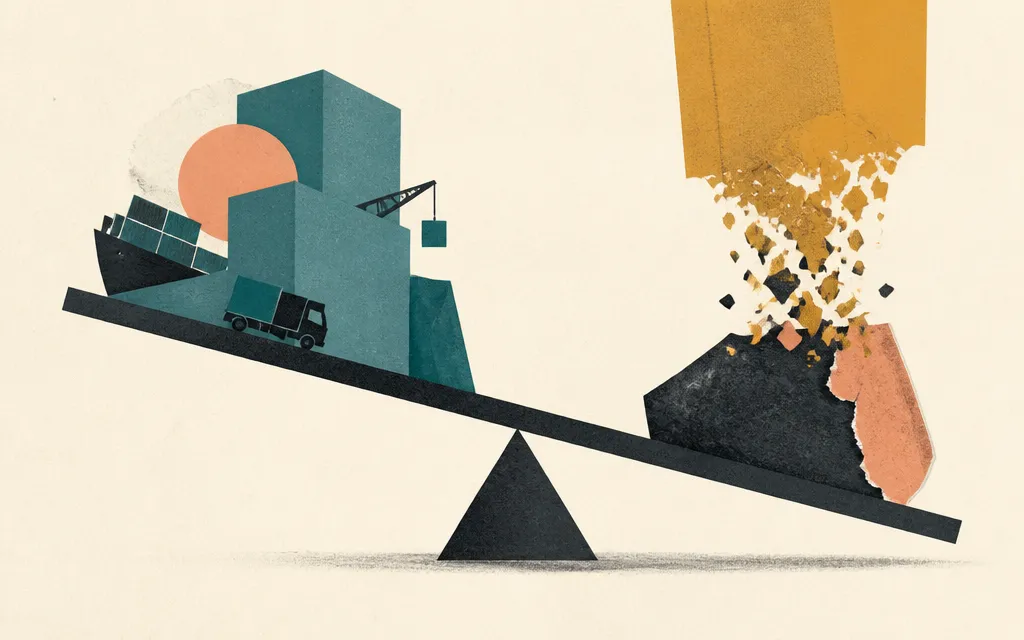 Editorial illustration for “nVent jumped 8.4% after another blowout revenue print, but its operating margin slipped 1.7 points”
