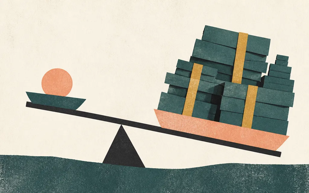 Editorial illustration for “Affirm made $1.9B, while cash conversion fell”