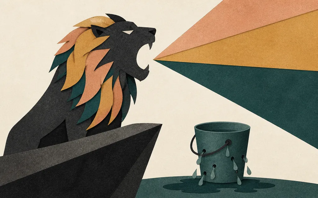 Editorial illustration for “Albemarle’s profit came roaring back. Pricing did most of the work.”