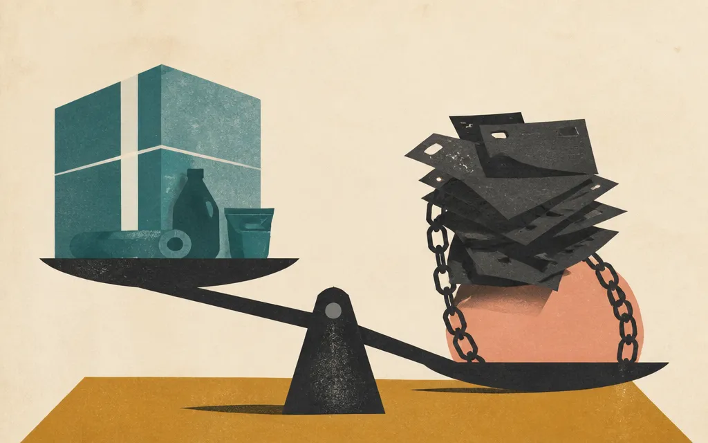 Editorial illustration for “Amcor added $8.5B of sales, and a much larger financing bill”