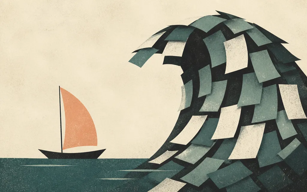 Editorial illustration for “Amprius grew sales 126%. Receivables grew 278%”
