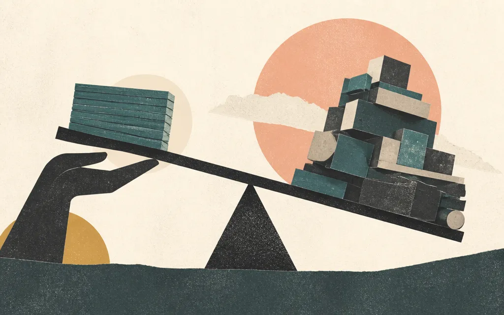 Editorial illustration for “ATI's margins surged. Its inventory grew faster than its sales.”