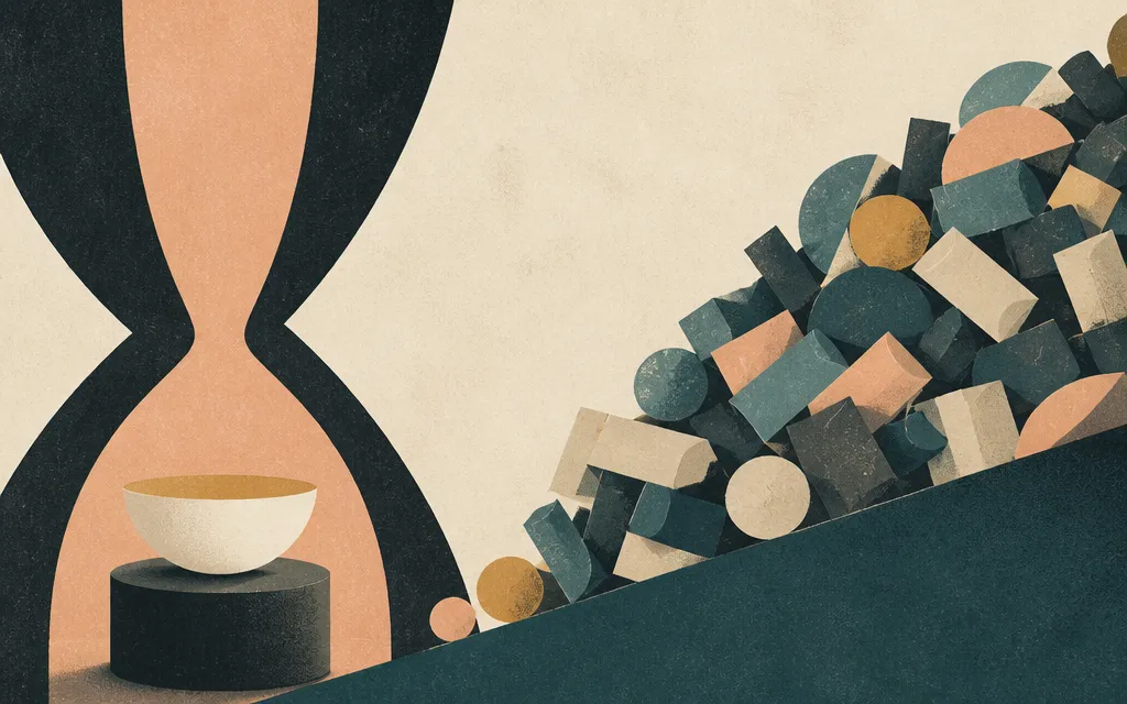 Editorial illustration for “Avient’s margins widened. Inventory ran ahead of sales.”