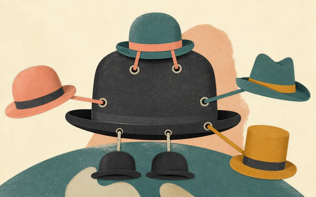 Editorial illustration for “Baker Hughes Is Building a Counterparty Map With Multiple Hats”