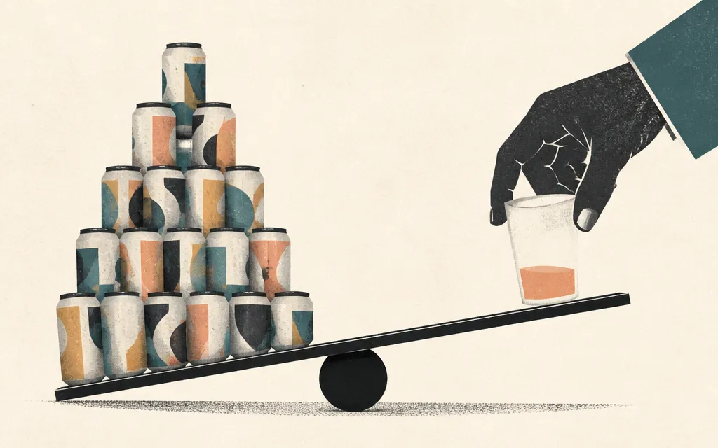 Editorial illustration for “Celsius sold more drinks and kept far less of the money”