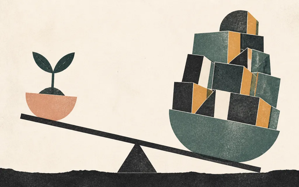 Editorial illustration for “CF Industries grew profits faster than sales. Its inventory grew faster still.”