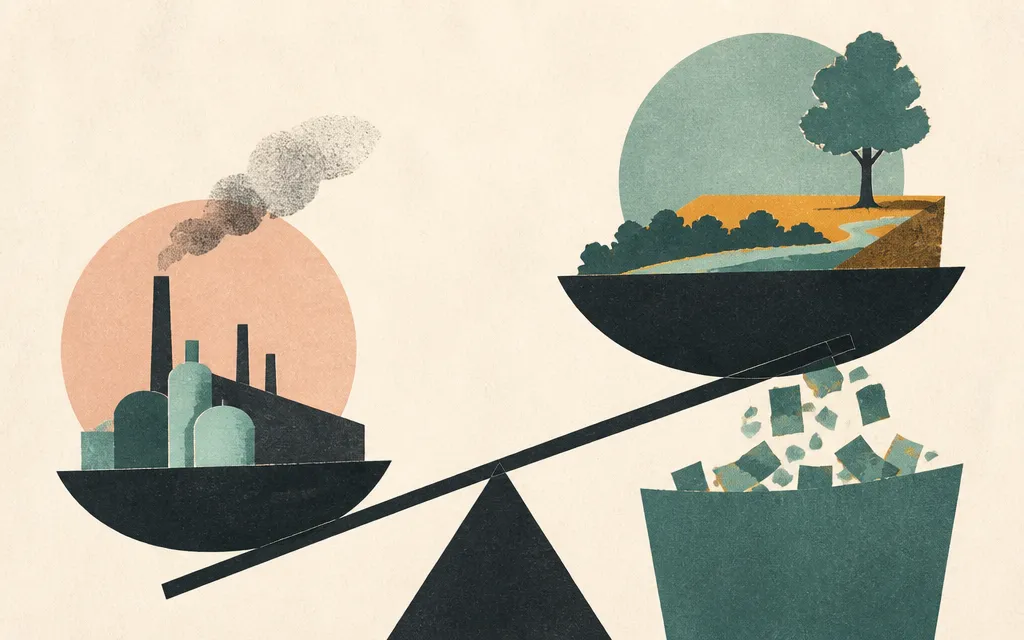 Editorial illustration for “Chemours cut its loss, but a $294 million land sale did the cash-heavy lifting”