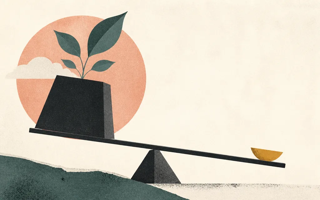 Editorial illustration for “Chesapeake Utilities grew profit 6%. Cash fell 73%.”