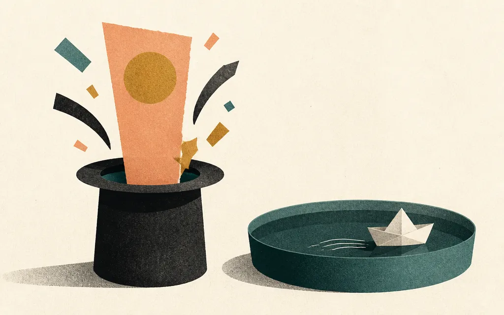 Editorial illustration for “Delek turned a $106 million loss into profit. Cash barely budged.”