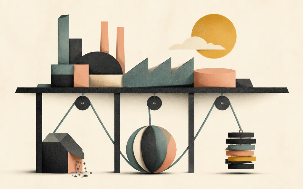Editorial illustration for “DuPont's profit jump came from the lines below the business”
