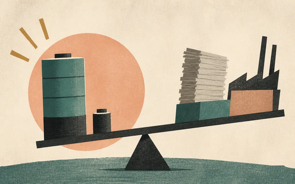 Editorial illustration for “EnerSys grew sales 4.8%; operating cash flow went from $968K to $230.2M”