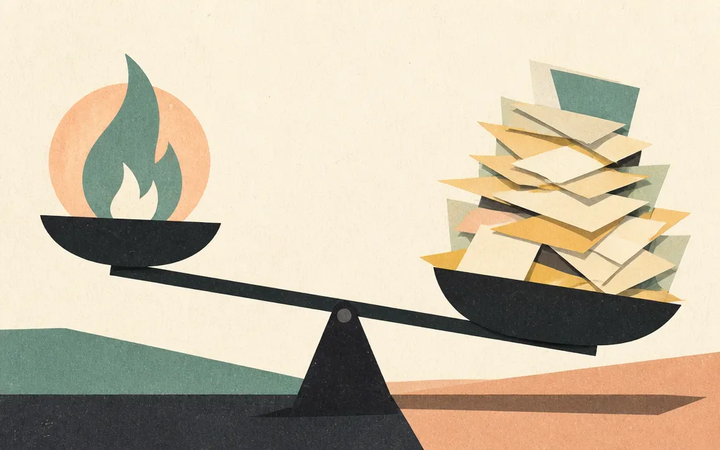 Editorial illustration for “EOG’s profit doubled. Its receivables climbed 41%”
