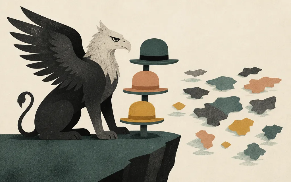 Editorial illustration for “Griffon’s Home Depot Relationship Has Three Different Hats”