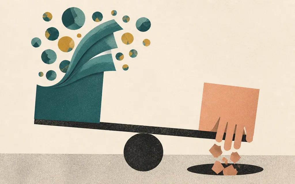 Editorial illustration for “Haemonetics' operating cash flow tripled as net income slipped”