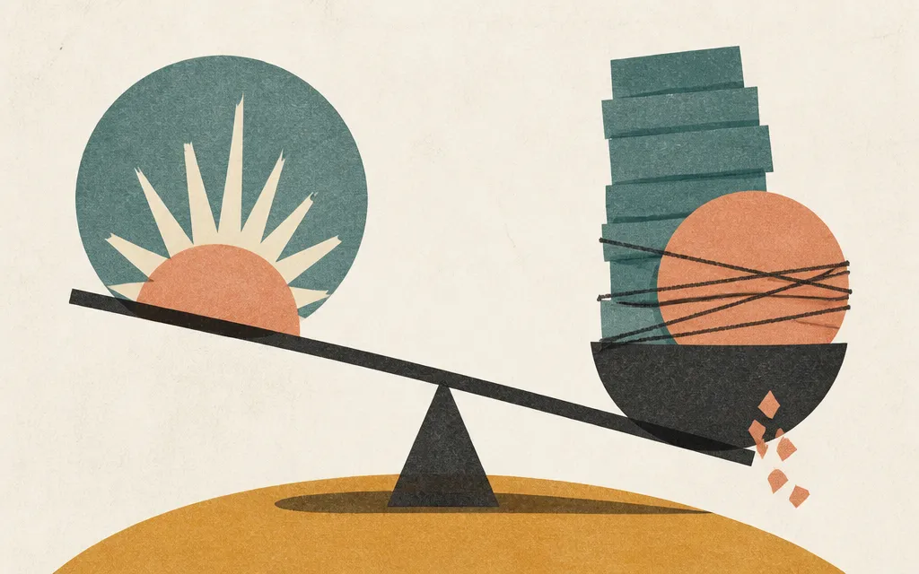 Editorial illustration for “HASI’s revenue jumped 41%. Its margin still got thinner.”