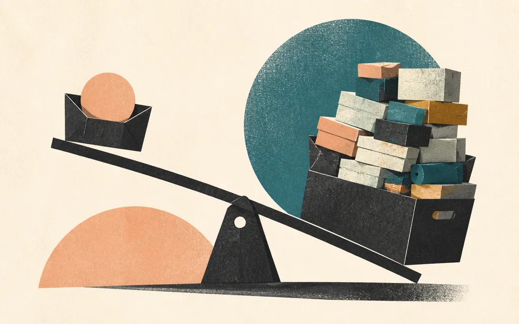 Editorial illustration for “Henry Schein grew sales 6.7%. Its inventory grew faster.”