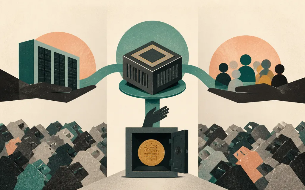 Editorial illustration for “Hyperscale Data Has NVIDIA in Three Columns: Supplier, Customer and Partner”