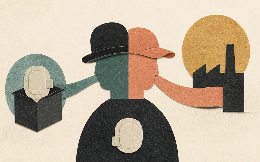 Editorial illustration for “Insulet’s Abbott connection comes with two hats”