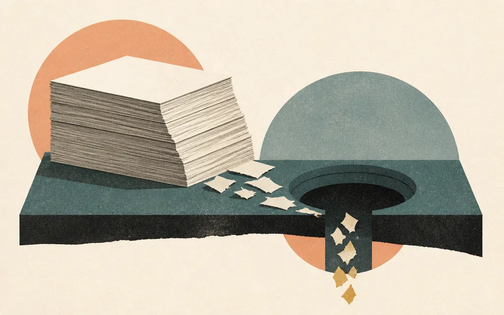 Editorial illustration for “International Paper cut inventory, but cash still fell 36%”