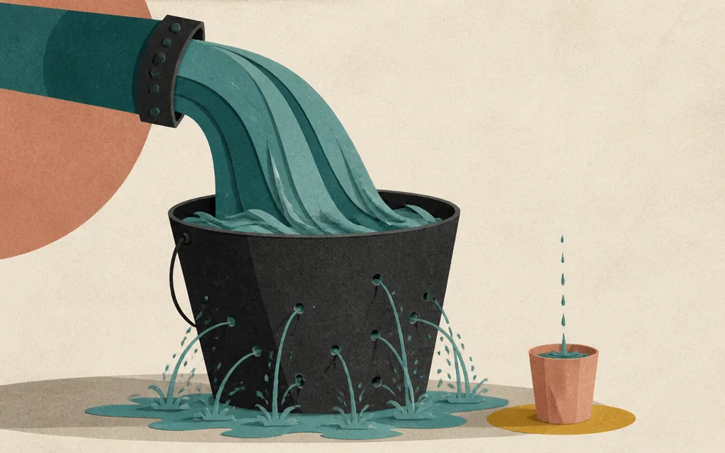 Editorial illustration for “ITT bought a 51.5% sales jump. Operating income grew 3%.”