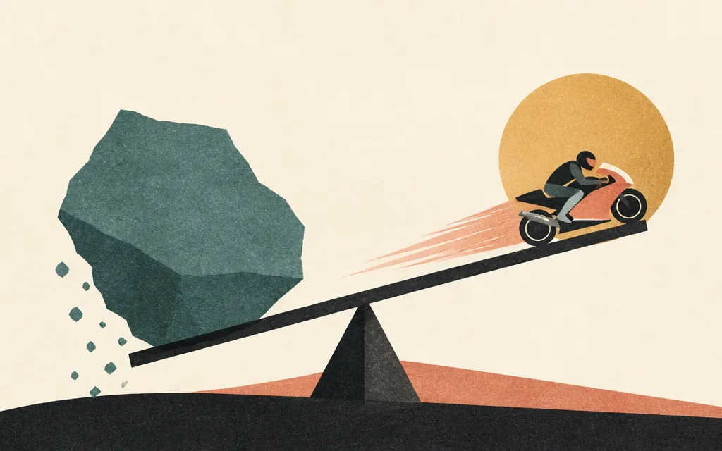 Editorial illustration for “Liberty Media’s net income jumped as its operating business shrank”