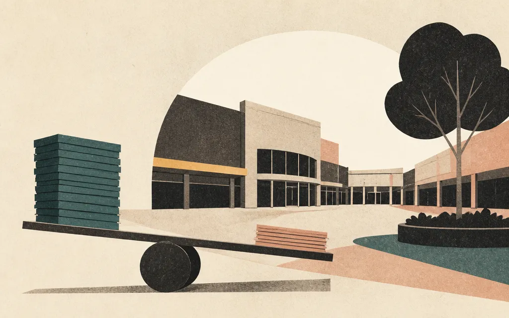 Editorial illustration for “Macerich narrowed its loss. The property business barely moved”