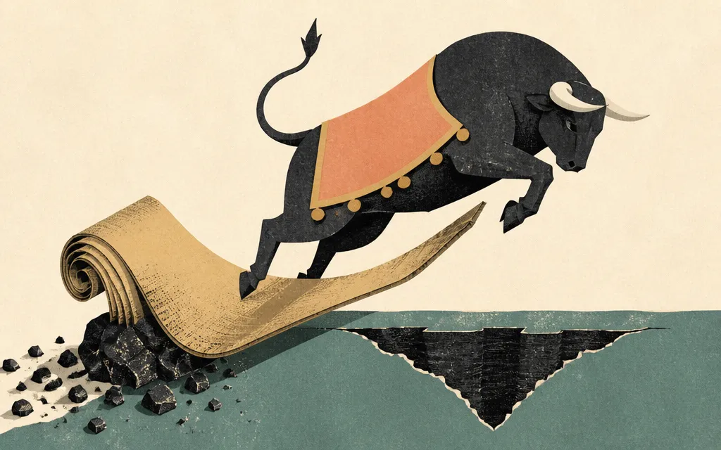 Editorial illustration for “Matador’s profit surge came with negative gas prices and a $1.10B acquisition bill”