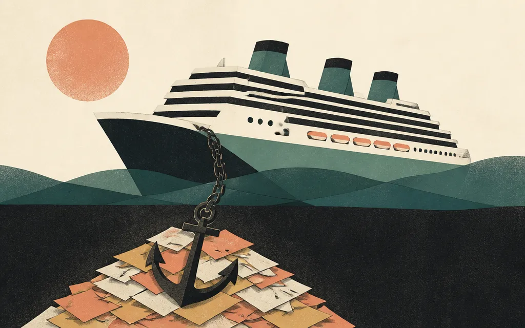 Editorial illustration for “Norwegian Luna is adding revenue, ships, and a larger financing bill”