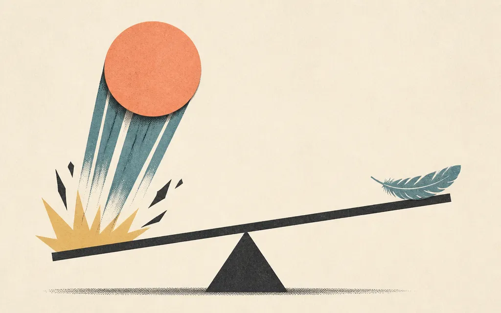 Editorial illustration for “OpenText's EPS jumped 56%. Revenue barely moved”