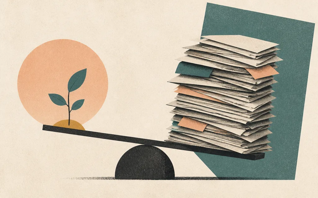 Editorial illustration for “Privia grew revenue 21%, but receivables grew faster”