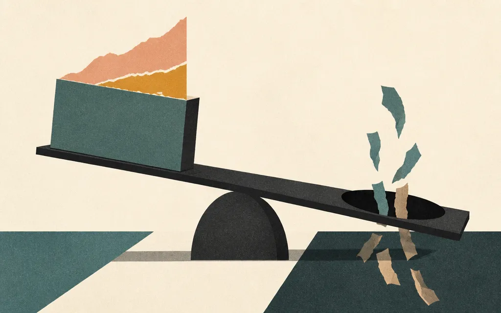 Editorial illustration for “QXO doubled gross profit on $3.2B of sales as six-month cash flow stayed negative”