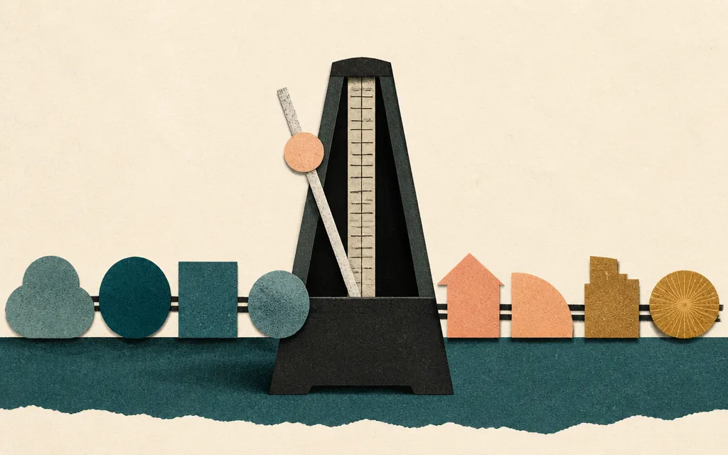 Editorial illustration for “Salesforce, Intuit and a real-estate stock share a market rhythm”