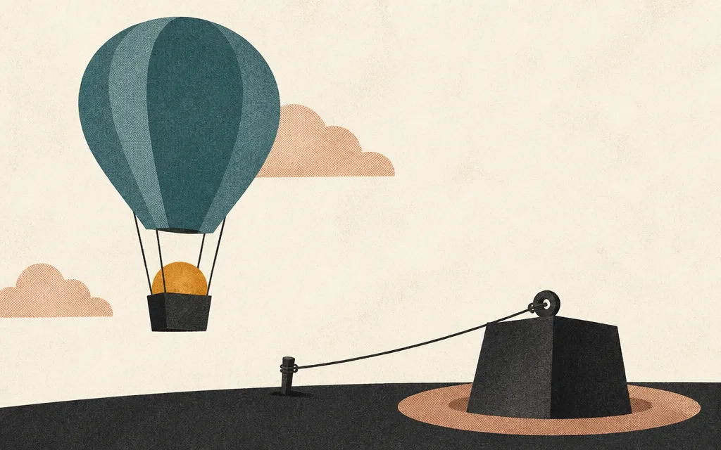 Editorial illustration for “Salesforce's profit jumped while operating income stood still”