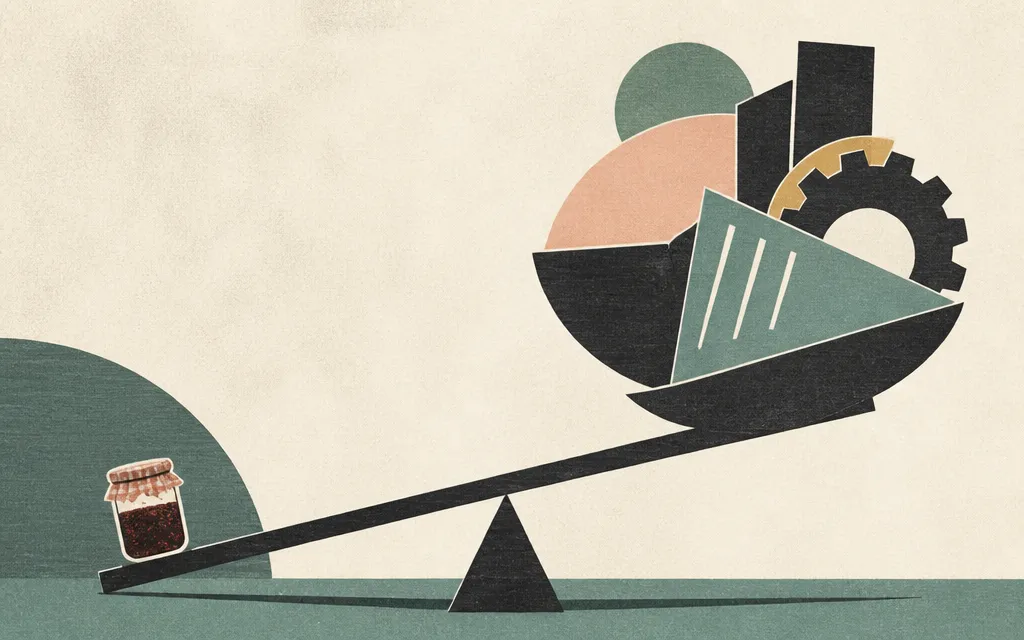 Editorial illustration for “Smucker's operating income jumped 1,022% on 5% sales growth”