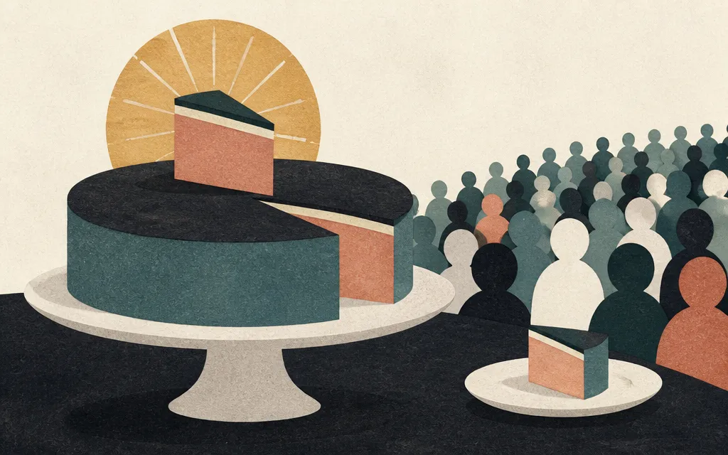 Editorial illustration for “SOLV's profit returned. Its share count and shrinking gross margin complicate the comeback”