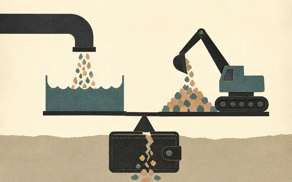 Editorial illustration for “Southwest Gas earned more from rates, then spent 61% more on capex”
