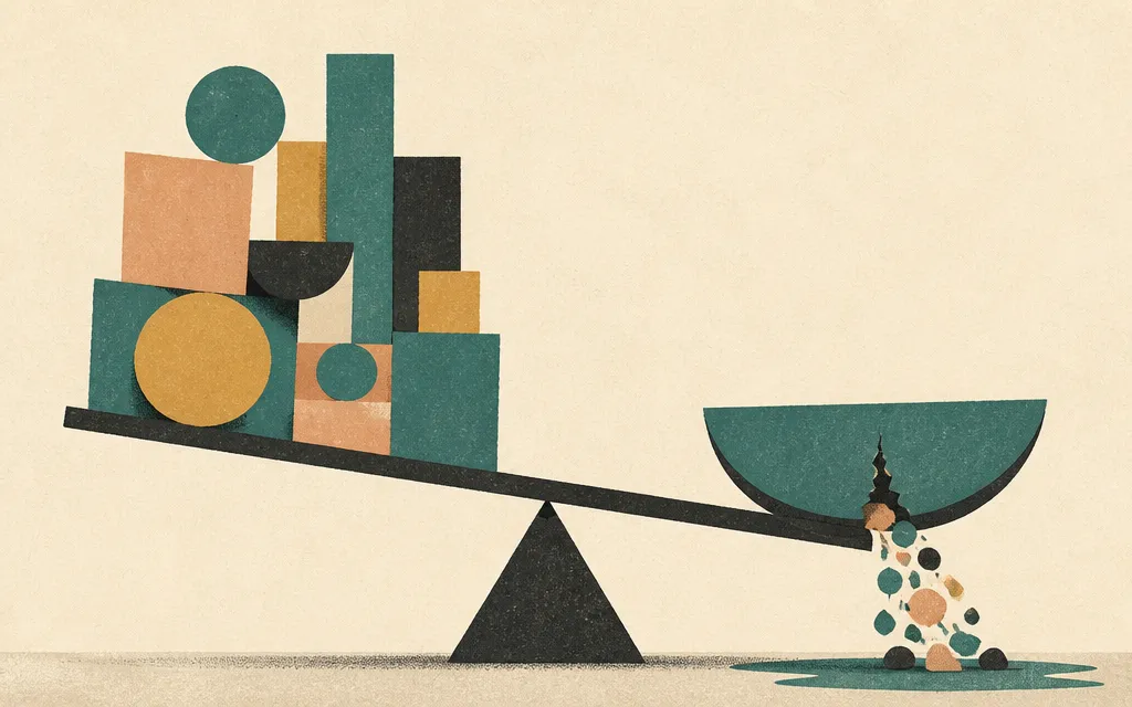 Editorial illustration for “Sterling nearly doubled sales. Its cash balance fell 34%”