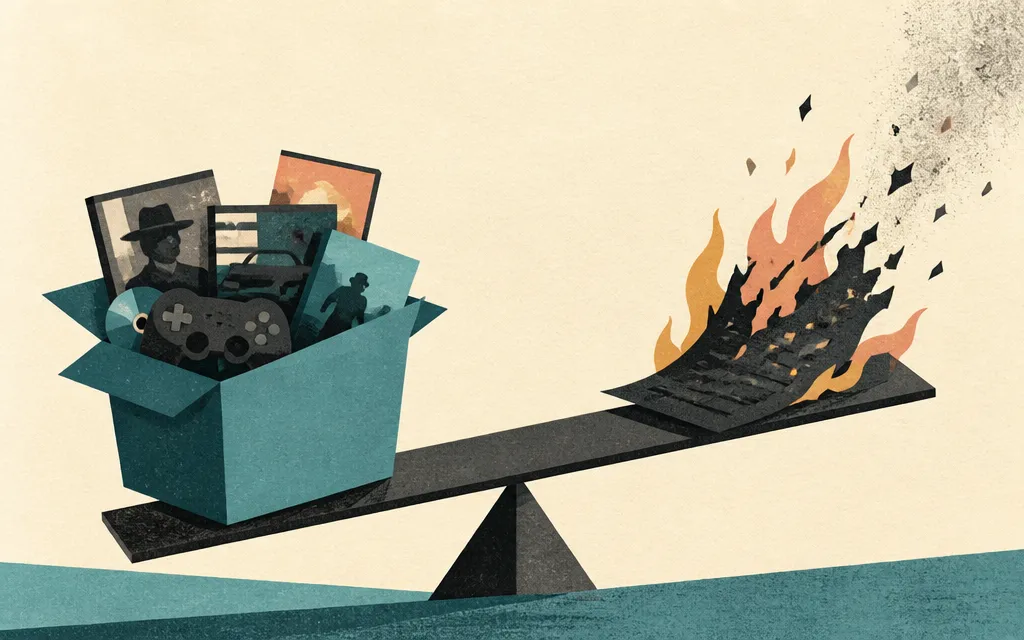 Editorial illustration for “Take-Two sold $1.5 billion of games and burned $169 million of cash”