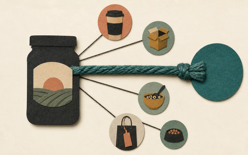 Editorial illustration for “The J. M. Smucker Company’s Walmart tie is the loudest line on its relationship map”