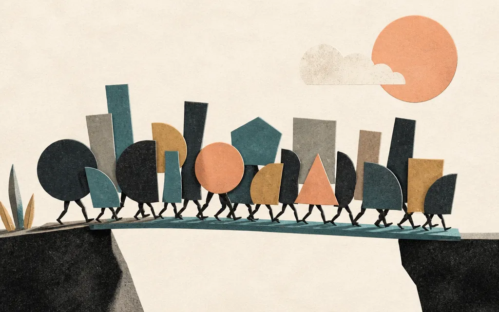 Editorial illustration for “Twenty-two stocks moved together across seven sectors”