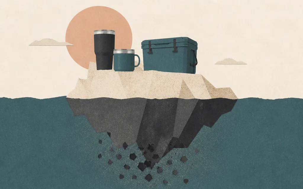 Editorial illustration for “YETI’s core categories grew as reported revenue fell 22%”