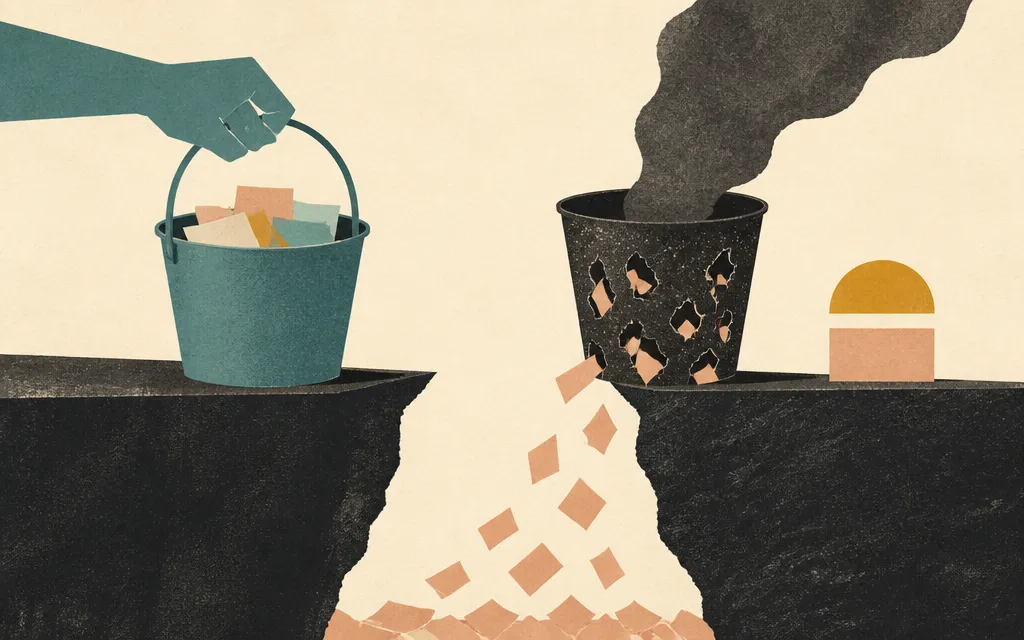 Editorial illustration for “York's sales fell 21%, but IPO cash met a $187M six-month burn”
