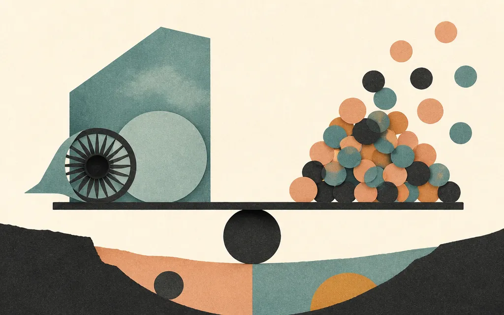 Editorial illustration for “AAR grew sales 24%, but 11% more shares kept EPS nearly flat”